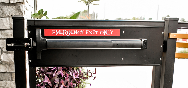 emergency push bar installation in Florida Ridge